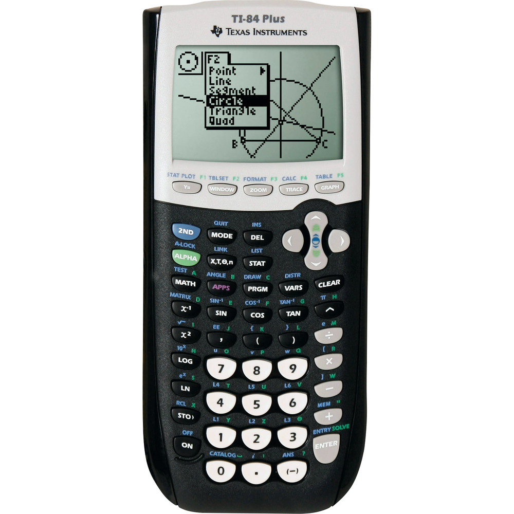 TI 84 Graphing Calculator | Black