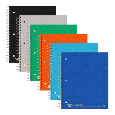 5 Subject Spiral Notebook