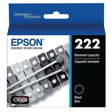 Epson 222 Printer Cartridge | Black Ink (156015)