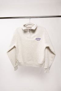 Ladies 1991 Brushes 1/4 Zip | Oatmeal