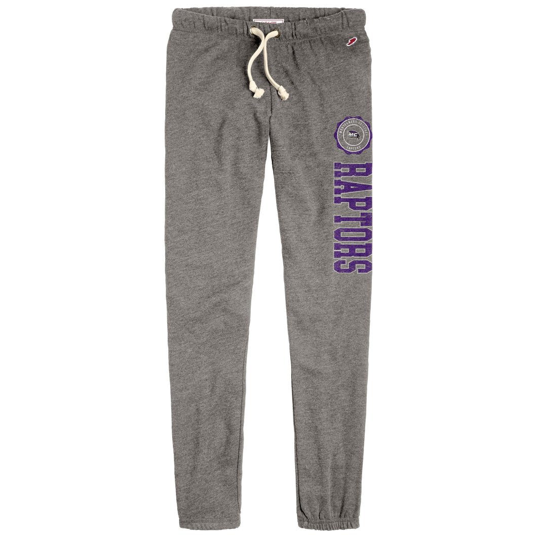 Victory Springs Ladies Closed Bottom Sweatpant | Fall Heather Grey