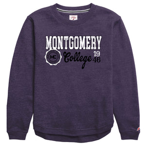 Victory Springs Ladies Crewneck | Heather New Purple