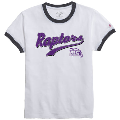 Ladies Intramural Ringer Tee | Black