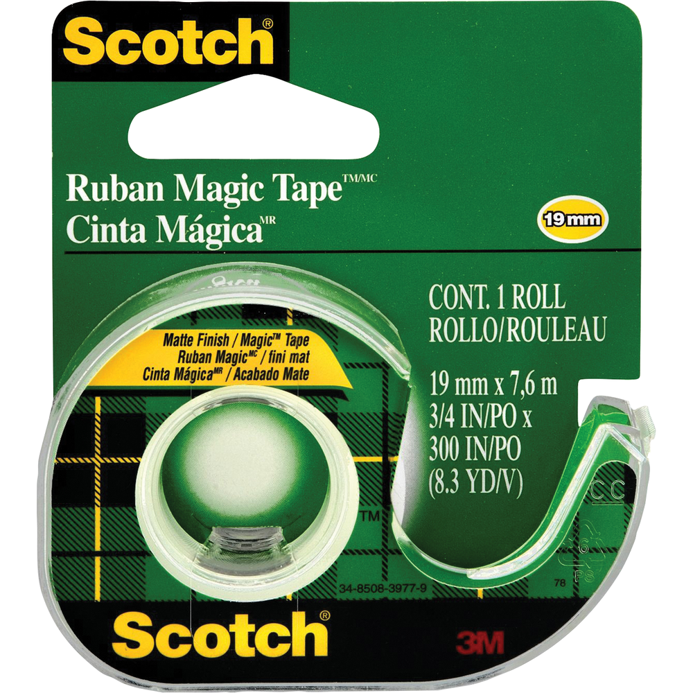 Scotch Premium Tape .75x300in Clear 1pk