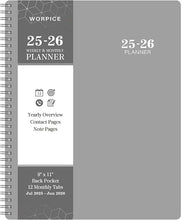 Load image into Gallery viewer, Academic Planner 2025/26 | Grey
