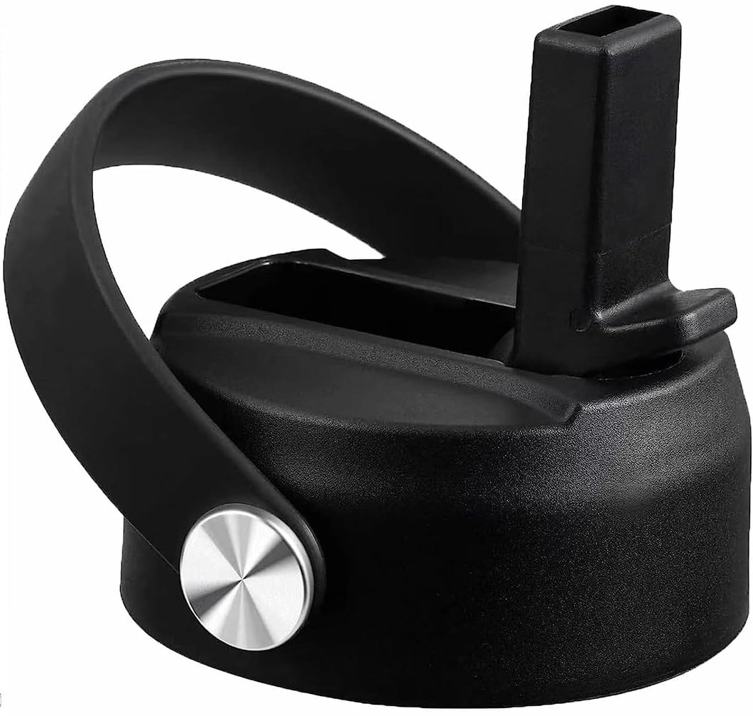 Wide Flex Straw Cap, Black