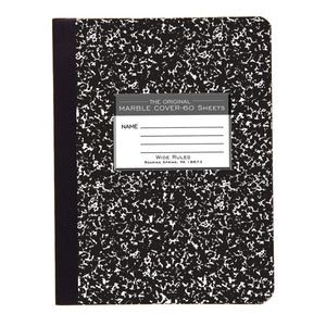 Black Marble Composition Book