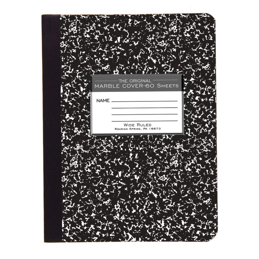 Black Marble Composition Book