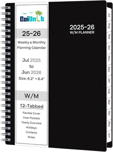 Academic Planner 2025/26 | Black