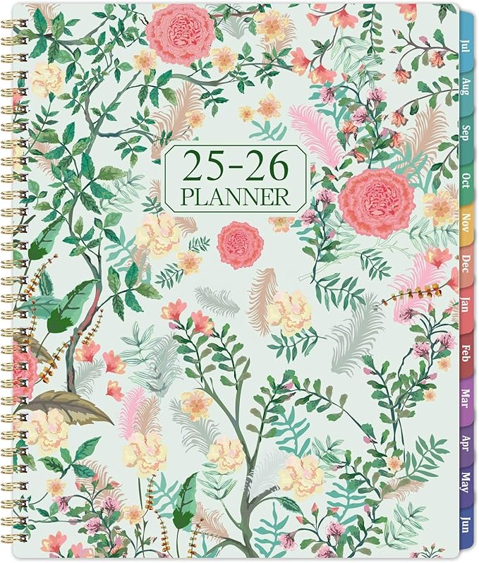 Academic Planner 2025/26 | Blue Floral
