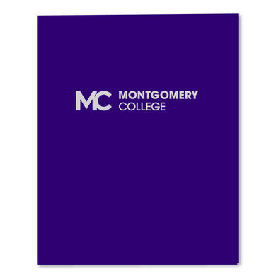 Imprinted Two Pocket Folder | Purple