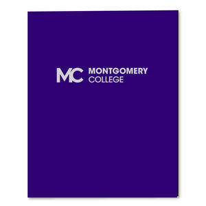 Imprinted Two Pocket Folder | Purple