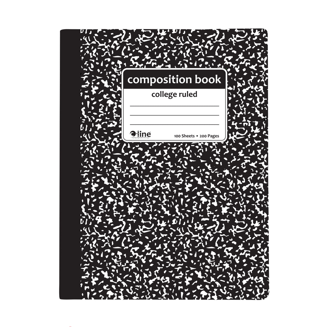 Black Marble Composition Book