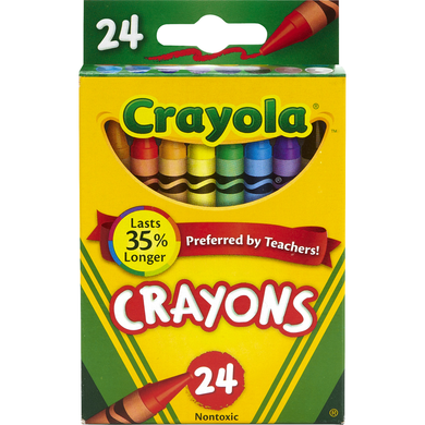 Crayons Asst Standard 24Pk