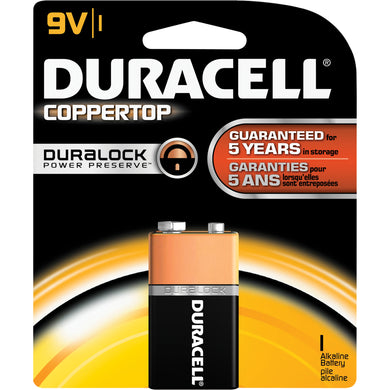 Duracell CopperTop Alkaline Batteries - 9V 1Pk