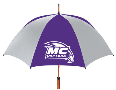 The Eagle Imprinted Golf Umbrella | Purple/White