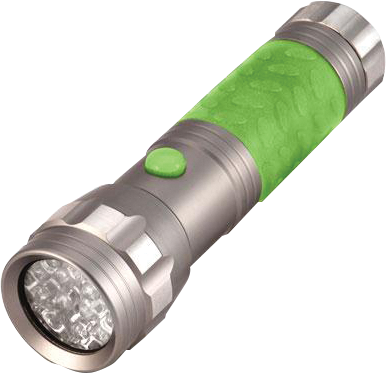 Rayovac Value Bright LED Glow-in-the Dark Flashlight Asst 3.5in 1Pk BP (3) AAA