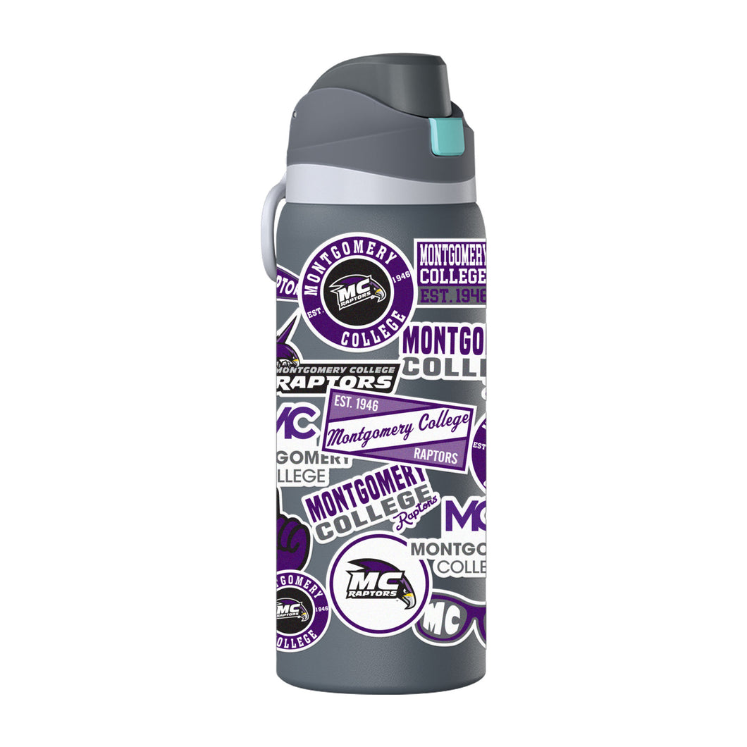 HydraPeak 32 oz Oasis Water Bottle | Nightfall