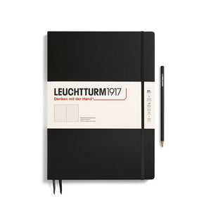 Hardcover Notebook Dotted A4, Black